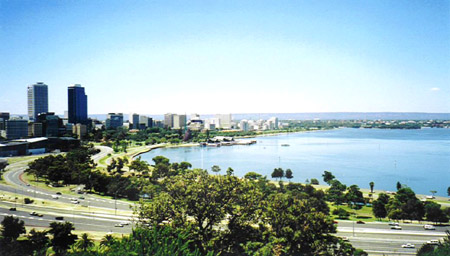blick vom botanischen garten