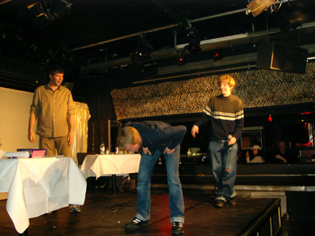 ein thema wird ausgespuckt