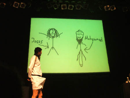 sehr beliebte karikatur