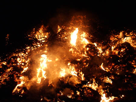 bikebrennen auf f�hr