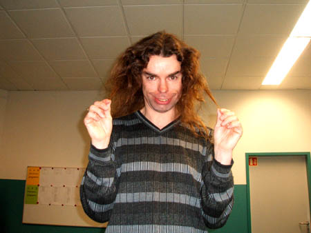 ich hab die haare sch�n..