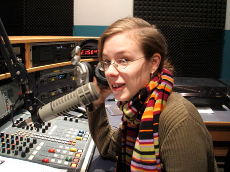 Kurz vor Sendebeginn..