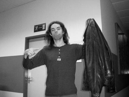 erstmals in 2007 mit lederjacke! fr�hling!!