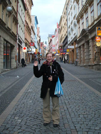 chrissy pr�sentiert die fu�g�ngerzone