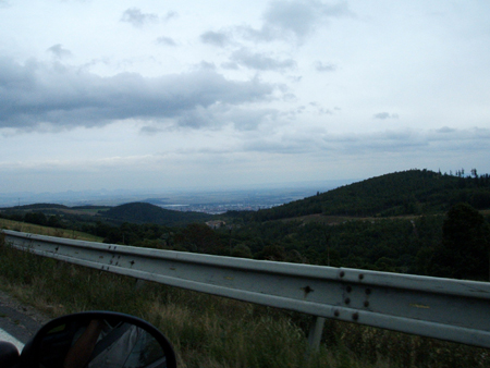 blick von oben auf chomutov..