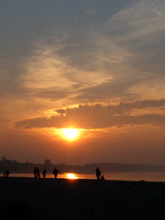 sonnenuntergang an der ostsee