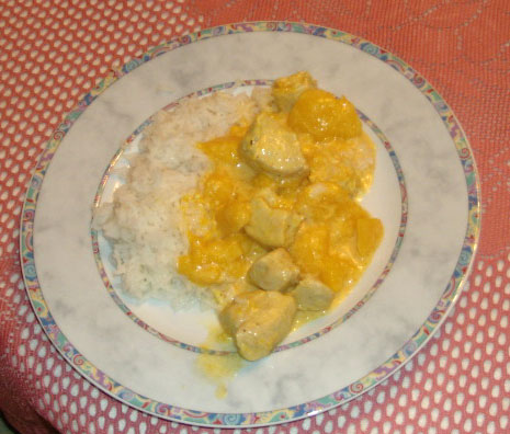 mangocurryhuhn