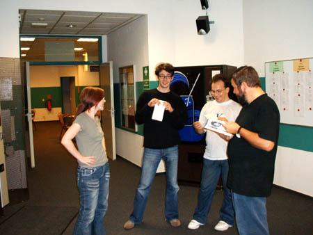 vorbesprechung in den okb-studios