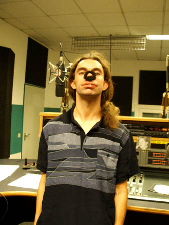 oder: nen haargummi auf die nase tun