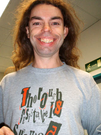 springhuhn freut sich, da� er geboren ist